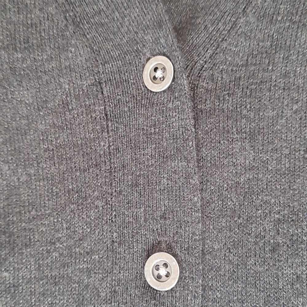 SO Lightweight Button Front Dark Grey Cardigan - Picture 4 of 5
